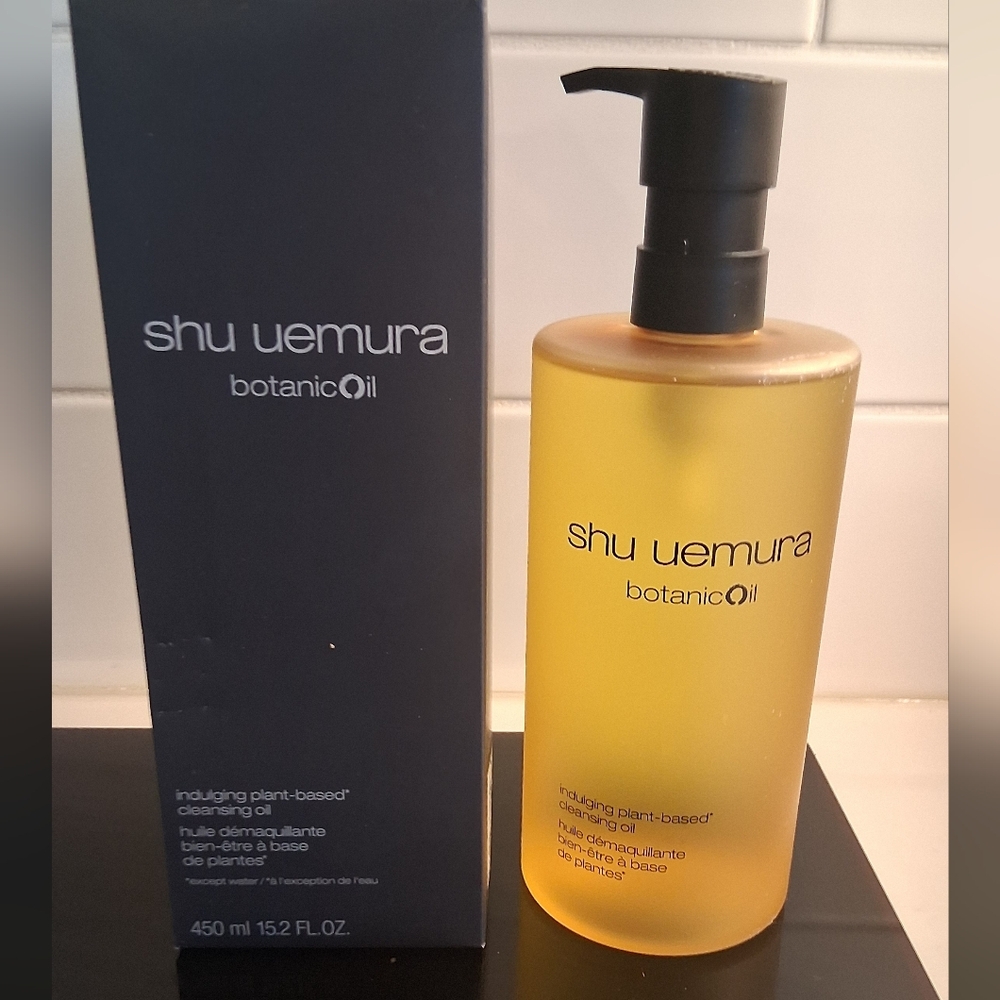 NWT Cleansing oil Shu Uemura Botanicoil Indulging Plant-Based 450ml